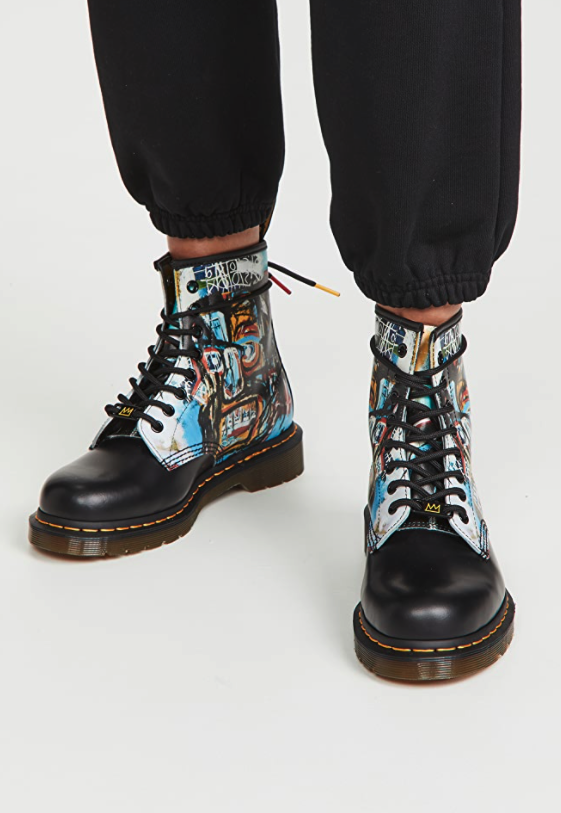 1460 basquiat leather ankle boots