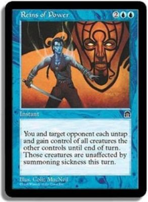 MTG 4X STRONGHOLD REINS OF POWER NM MAGIC THE GATHERING CARD BLUE