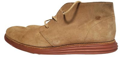 Cole Haan Men\'s Tan Suede Ankle Boots Cole Haan Chamberlin Grand Chelsea Boot - Spiced Brown Suede  main image 4