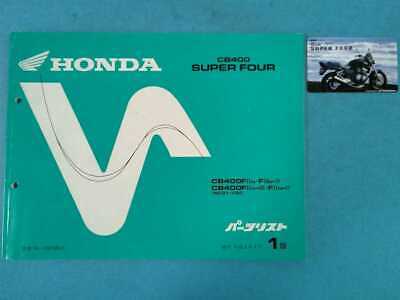 Honda CB400 SUPER FOUR Parts list & Telephone card set NC31-1000001 Rare  E15 | eBay