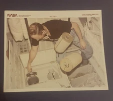 Official NASA photo onboard STS-3. 1982 Astronaut Red Number - Columbia