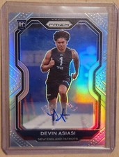 Devin Asiasi Silver Rookie Autograph 2020 Panini Prizm
