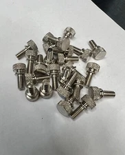 Knurled Thumb Screw Brass Plated 10-32 Thread 13/32 length 25 Pieces  179sp59