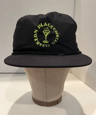 Club Kern Place Cocktail Black Hat, Adjustable Clean Adult Unisex 