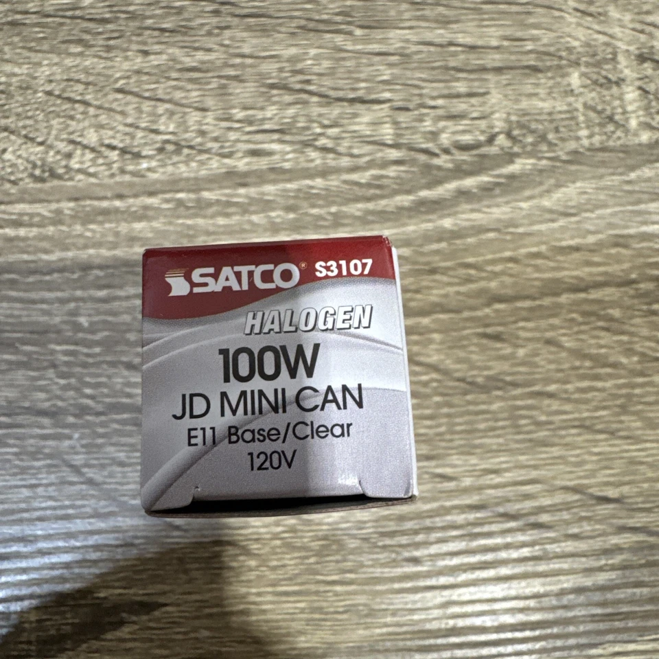 Satco S3107 120V 100W T4 E11 Base Light Clear Bulb US SELLER HTF - Image 4 of 4