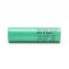 4Pcs Samsung 25R 3.6V 2500mAh 20A Rechargeable Battery 18 x 65mm