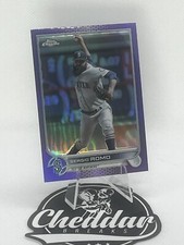 2022 Sergio Romo Topps Chrome Update #USC25 PURPLE REFRACTOR 