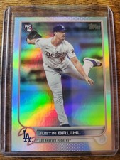 2022 Topps Justin Bruihl Rainbow Foil Rookie RC Parallel #658 Los Angeles Dodger