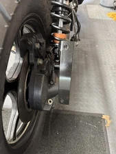 Curved License Plate Relocation Bracket for BMW K1 K100 K1100 K75 1983-1999 New