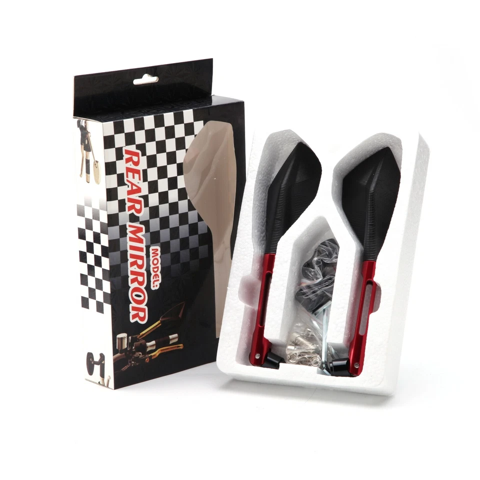 Espejos retrovisores de aluminio CNC para motocicleta 8/10 mm para Yamaha Zuma 50 50F YW125 Foto 3 de 4