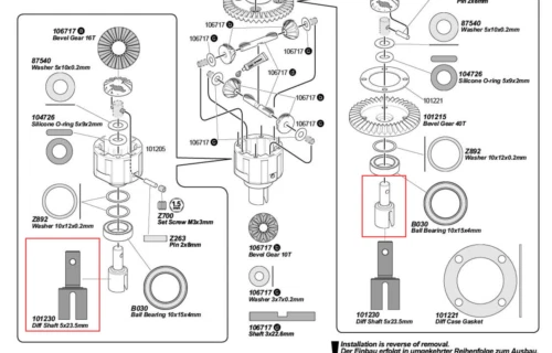 Hardened Differential Shaft 5x23.5mm Fits HPI 109926 101230 XS FLUX WR8 BULLET  - Image 2 of 2