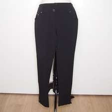 Patrizia Pepe Chino Pants Tapered Zipped Leg Brown Wool Women Size 42 IT 6 US