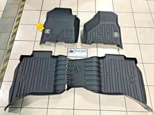 09-23 Dodge Ram Crew Cab Black Wall Weather Floor Mats Front Rear Mopar New