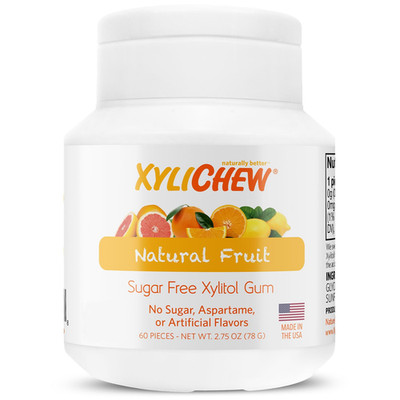 Xylichew Xylitol Gum - Chewing Gum Sugar Free, Aspartame Free, Gluten Free, Keto
