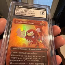knuckles mtg card Knuckles the Echidna [2082] [Borderless] [Secret Lair X Sonic: Friends and  Foes] [Secret Lair Drop] [Foil] – Face to Face Games