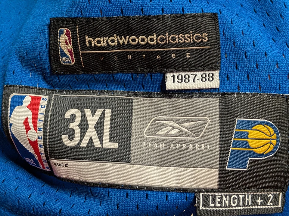  Jersey cosido Jermaine O'Neal Indiana Pacers baloncesto Reebok talla 3XL Foto 4 de 4