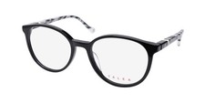 NEW YALEA VYA007 ANNA EYEWEAR OVAL WOMENS 0700 51-18-140 FULL-RIM PLASTIC BLACK