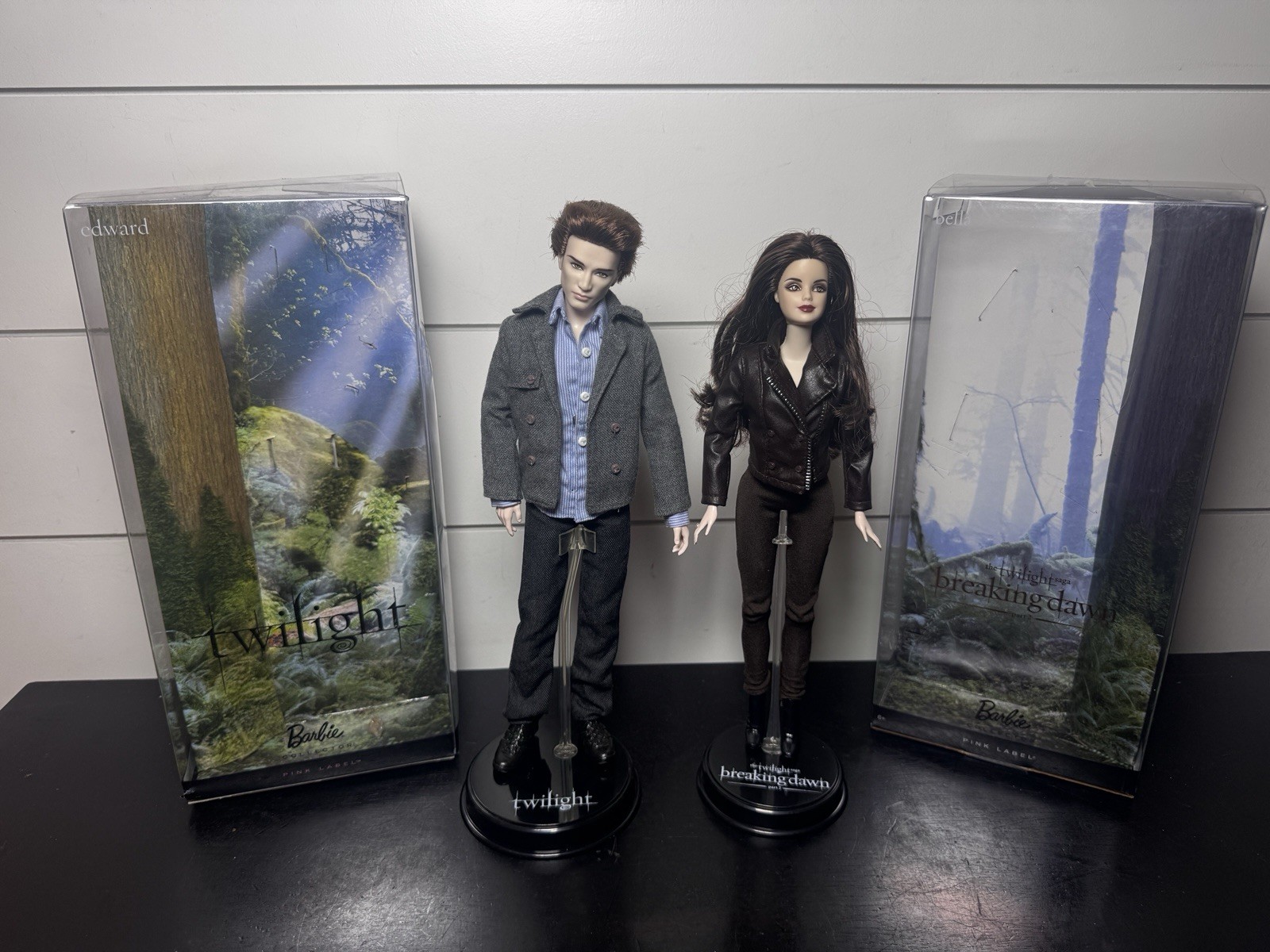 Barbie Collector Pink Label Twilight Edward And Breakdown Pa