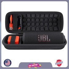 Hard Travel Case for JBL Flip 7 and Flip 6 Waterproof Bluetooth Speaker Black