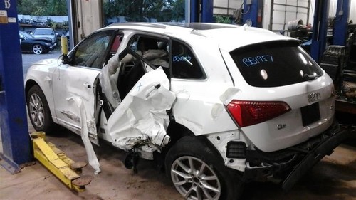 2012 AUDI Q5 RIGHT PASSENGER LOWER CENTER PILLAR TRIM BLACK 816297 - Picture 11 of 12