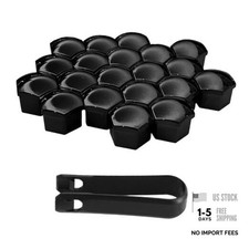 20pcs Lug Nut Cover Tire Lug Nut Caps Wheel Lugnut Covers Hub Black 19mm 20pcs Lug Nut Cover Tire Lug Nut Caps Wheel Lugnut Covers Hub Black 19mm