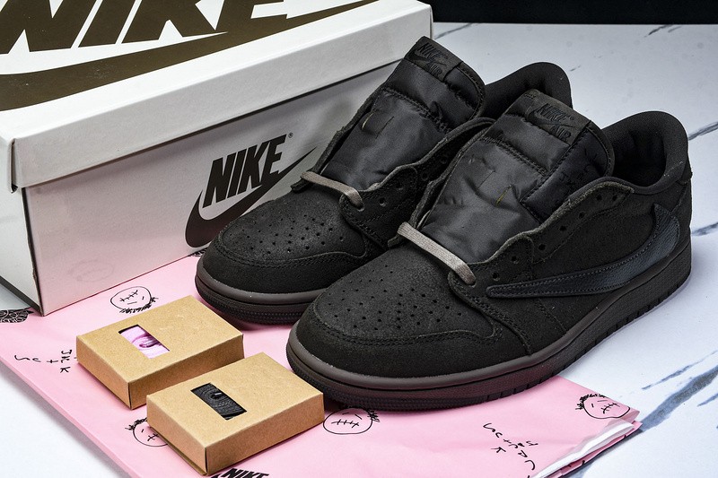 DM7866-202 Jo*dan 1 Retro Low OG SP Travis Scott Velvet Brown Uomo Taglia 4-13