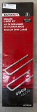 AutoCraft Square U-Bolt Leaf Spring Kit with Nuts & Washers 2 Pack AC130140
