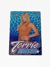 Torrie Wilson WWE Wrestling Vending Machine Holographic Sticker VINTAGE