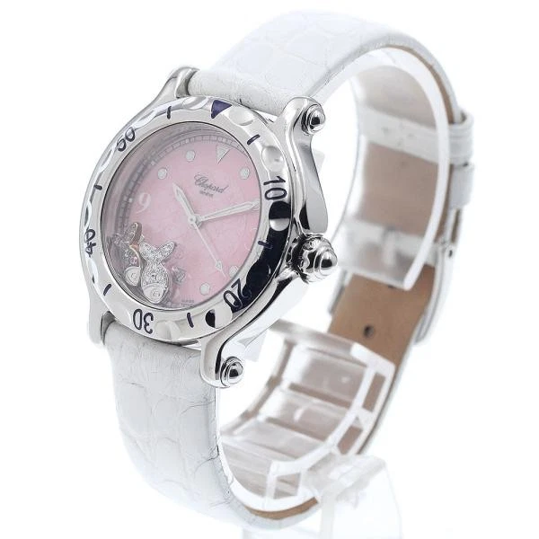 Chopard — Chopard Happy Sport Happy Fish 27/8921-403 32mm SS Quartz Date Watch #C14017