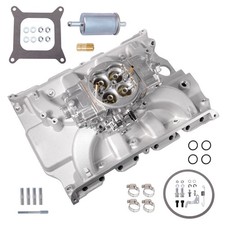 Br-67199 Carburetor Dual Plane Intake Manifold 7105 For Ford 390 427 428 Fe V8 Br-67199 Carburetor Dual Plane Intake Manifold 7105 For Ford 390 427 428 Fe V8