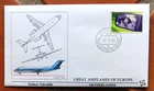 NETHERLANDS FOKKER F28-4000 GREAT AIRPLANES OF EUROPE 1988 FLEETWOOD CACHET FDC