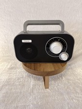 DreamSky AM FM Portable Radio Plug In Battery Operated Open Box Gray Color