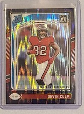 Devin Culp Rookie RC #226 2024 Donruss Optic Purple Shock Tampa Bay Buccaneers 