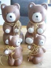 Ton Figuren Bären (Familie)