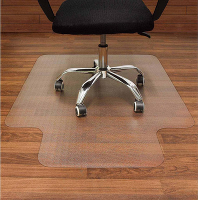 Alfombra silla oficina madera treinta y seis por cuarenta y ocho facil deslizar
