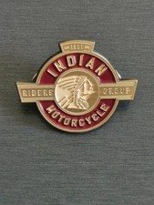 INDIANER MOTORRAD Anstecknadel Abzeichen Patch Neu Hochwertig