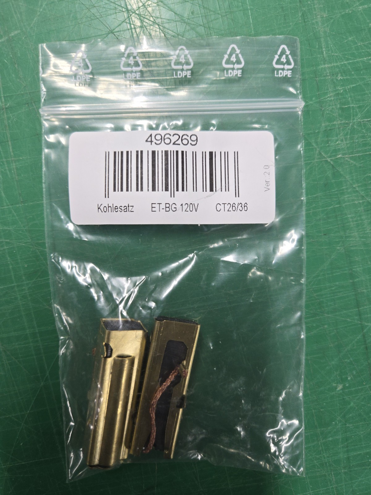 Festool Vacuum Motor Carbon Brush Set