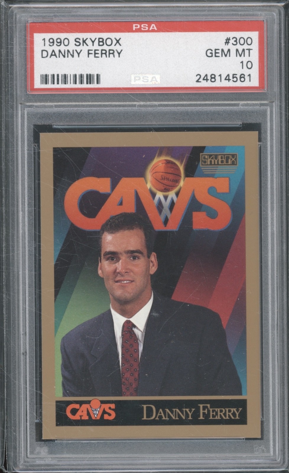 1990 Skybox Basketball #300 Danny Ferry RC Rookie Gem Mint PSA 10
