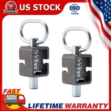 SPARKWHIZ 2Pack Spring Trailer Gate Weld-On Spring Latch Lock Assembly Universal