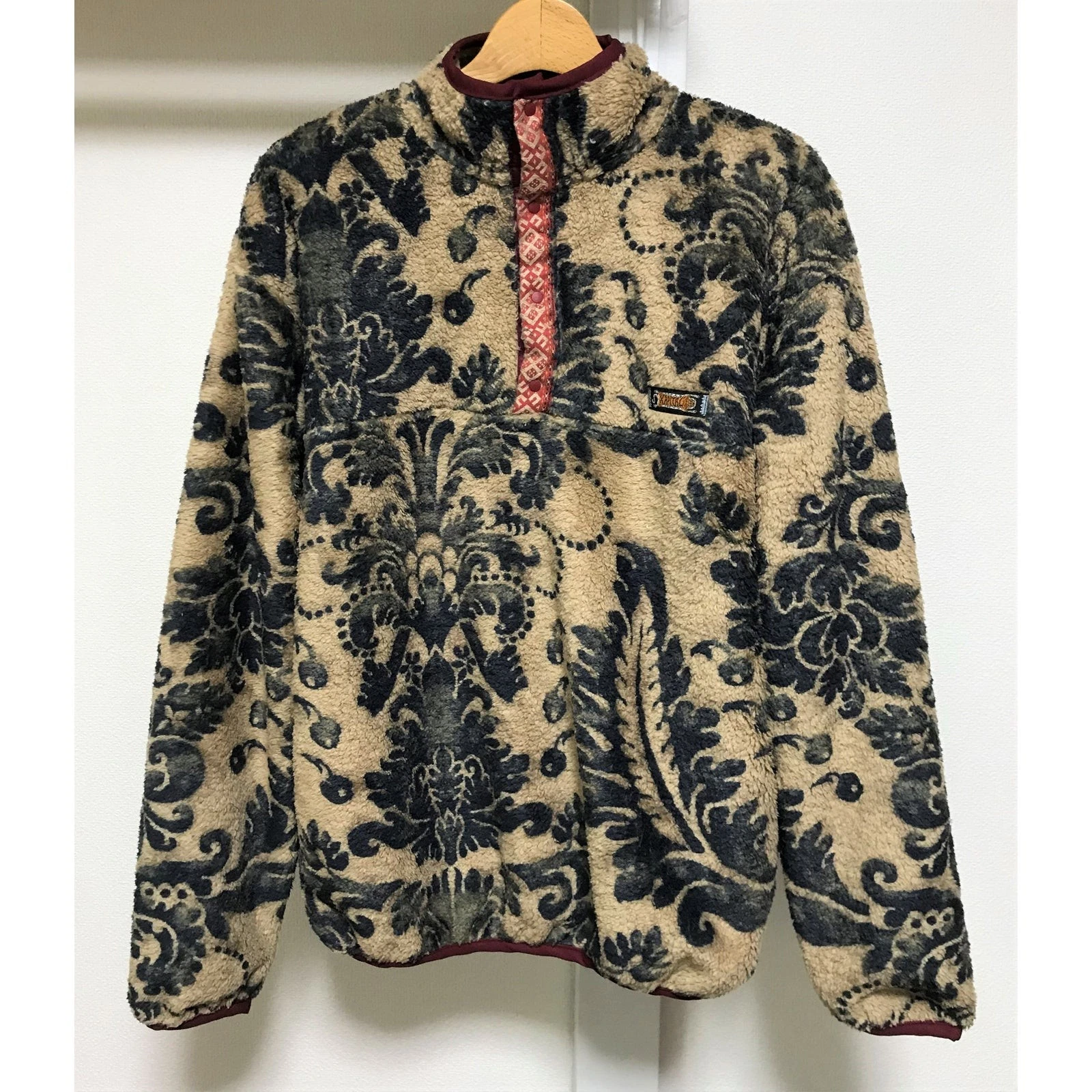 KAPITAL damask light fleece blouson beige snap t pullover 4 - product detail image 1