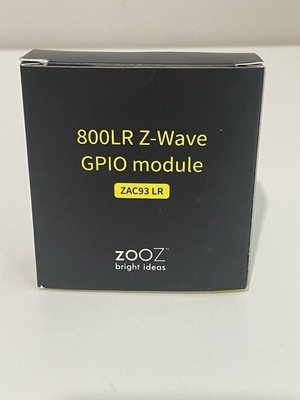 Zooz 800 Series Z-Wave Long Range GPIO Module ZAC93 EU Use Home Assistant Yellow