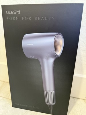 Ulesm Bladeless High Speed Hair Dryer 1400W with Diffuser