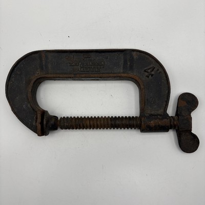 Vintage Jorgensen No. 104 4'' C-Clamp Handle Heavy Duty USA