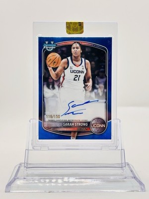 2025-26 Bowman Chrome Basketball Sarah Strong Auto /150 UCONN