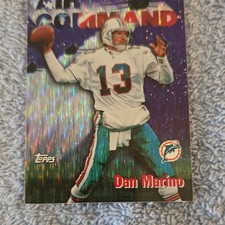 Topps 1997 Air Command Dan Marino Career Best Insert Miami Dolphins NFL Football