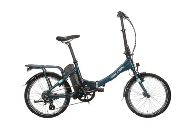 Raleigh 2019 Evo Alloy Folding Bike 20" Wheel - Blue Green (Damaged/No Cover) - Image 1 of 4