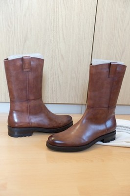 Santoni Winter Stiefel Boots gefüttert NEU 41,5 (42) Italy Mod. 7007 Jagd Schaft