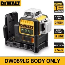 DeWalt DW089LG 12V Green Line 3 x 360 Laser