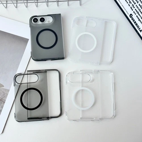 Ultra Thin Magnetic Clear Matte Hard PC Protection Back Case For iPhone Ultra 5G