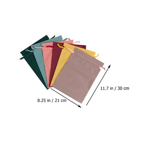6 Pcs Trip Drawstring Bags For Travelling Shoes Clothes Storage Bags - Picture 5 of 12